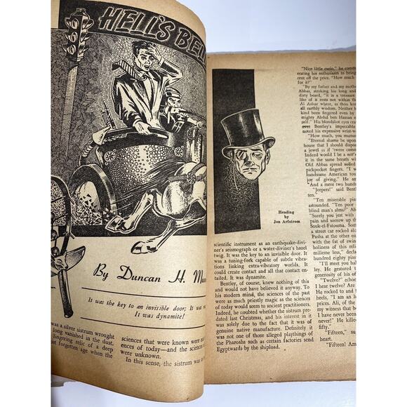Weird Tales Pulp Magazine July 1952 Hells Bells Which's Witch Cover Fair - Picture 5 of 6